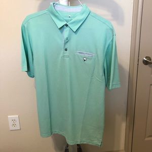 Large turquoise Southern Cotton with pocket NWOT
